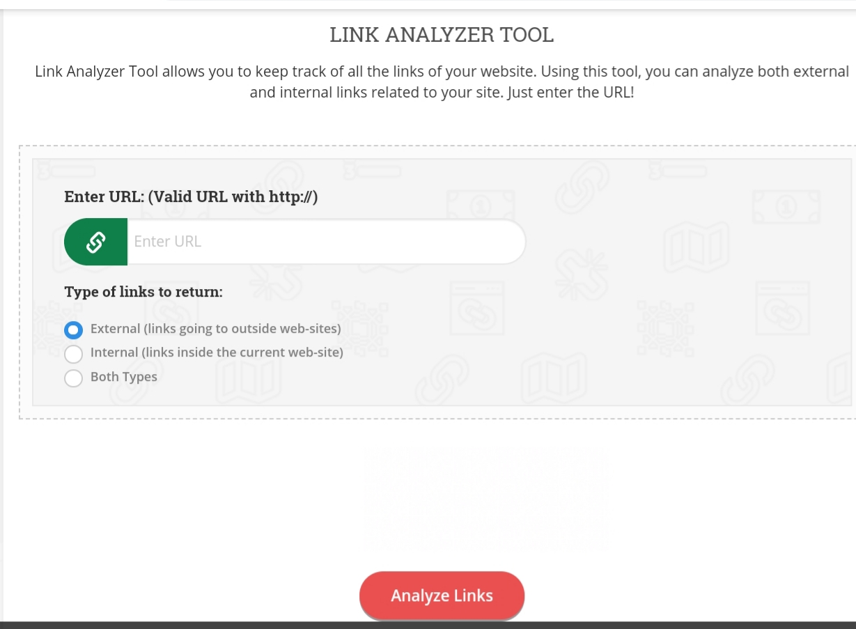 link analyzer tool