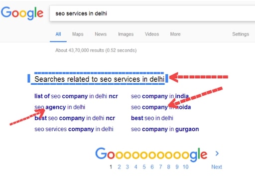 search query
