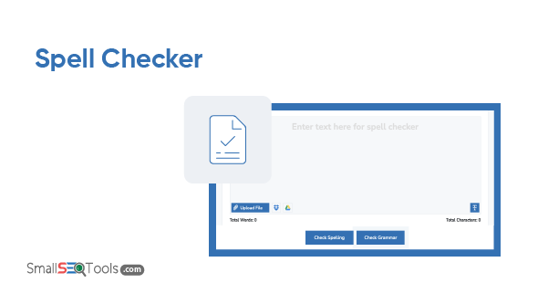 SmallSEOTools Spell Checker
