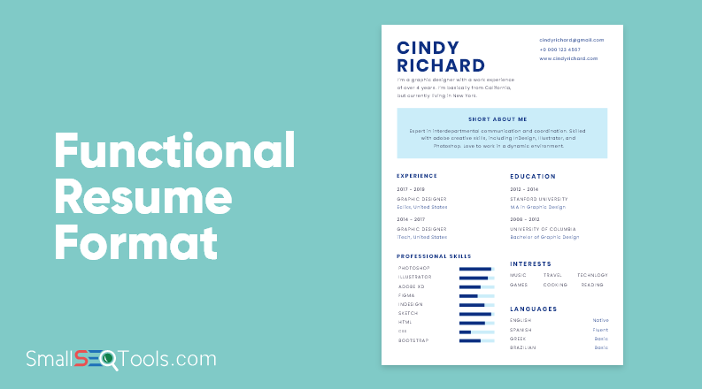 Functional Resume Format